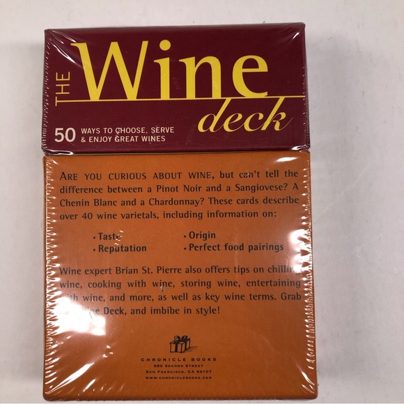 The Wine Deck 50 Ways To Choose Serve & Enjoy Great Wines New - Picture 2 of 2